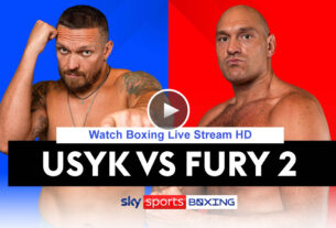 WATCH: Tyson Fury vs. Oleksandr Usyk 2 Live Stream Boxing Fight Reddit online free